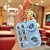 Mini DJ Keychain Mini Musical Instrument Car Keychain Bag Pendant Accessories
