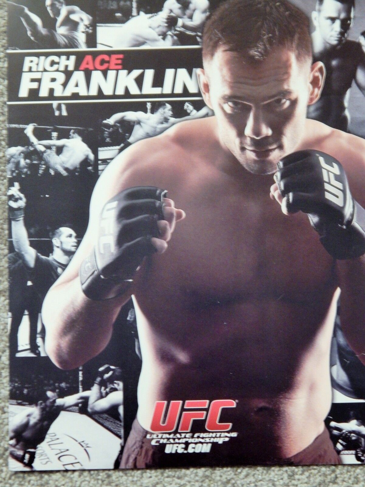 UFC RICH ACE FRANKLIN DELUXE 8 1/2 X11 OFFICIAL Photo Poster painting COLLECTIBLE