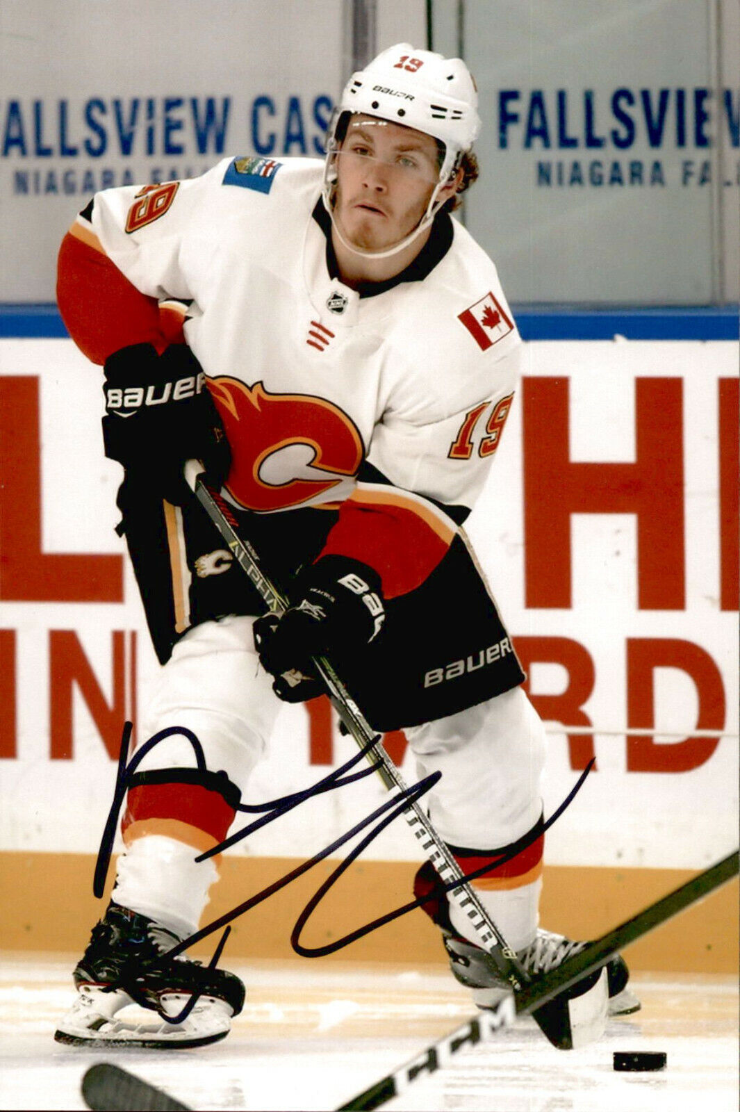 Matthew Matt Tkachuk SIGNED autographed 4x6 Photo Poster painting CALGARY FLAMES #16