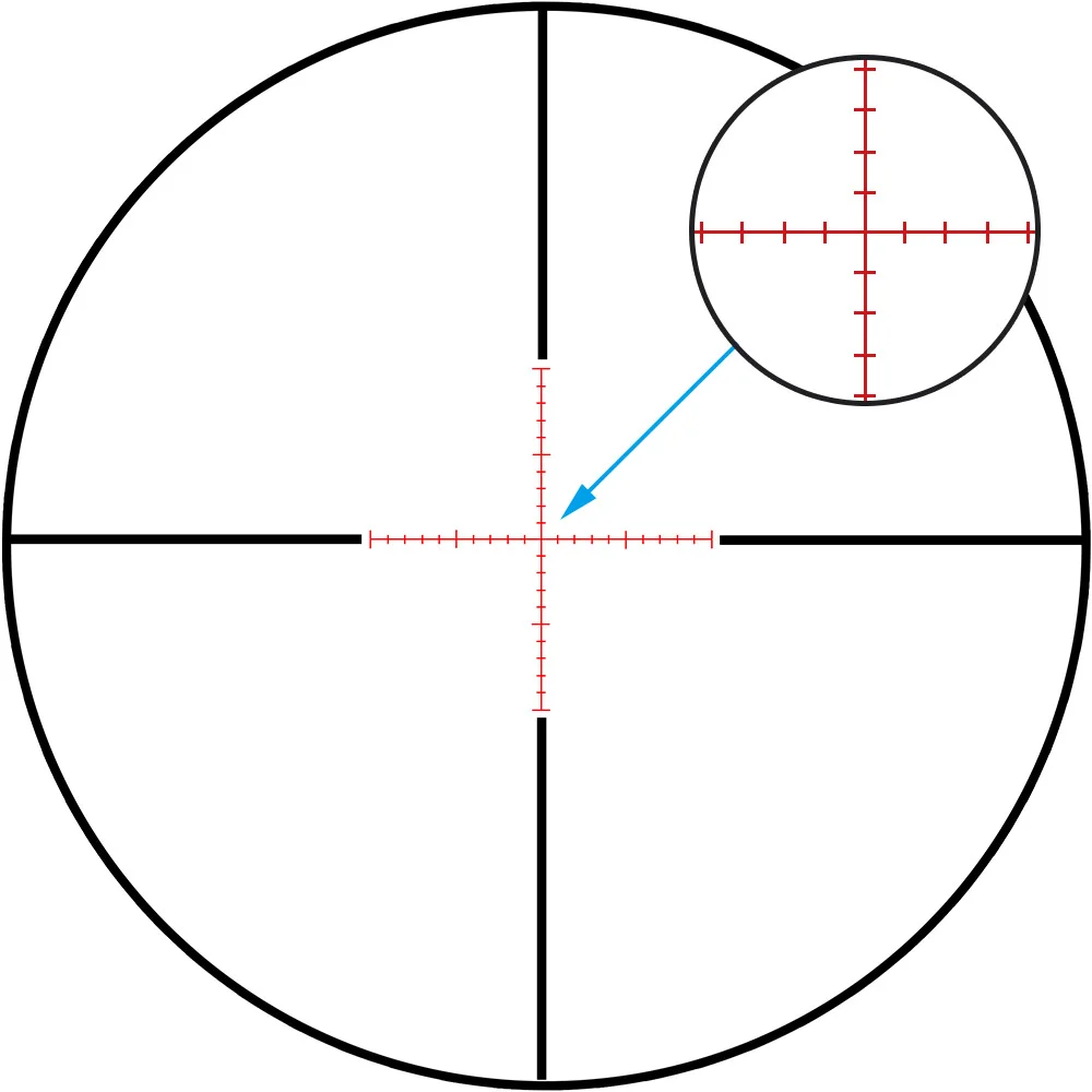 ohhunt&reg; 2-10X32 IR 30MM SFP Red Illuminator Glass Etched Reticle Tactical Scope