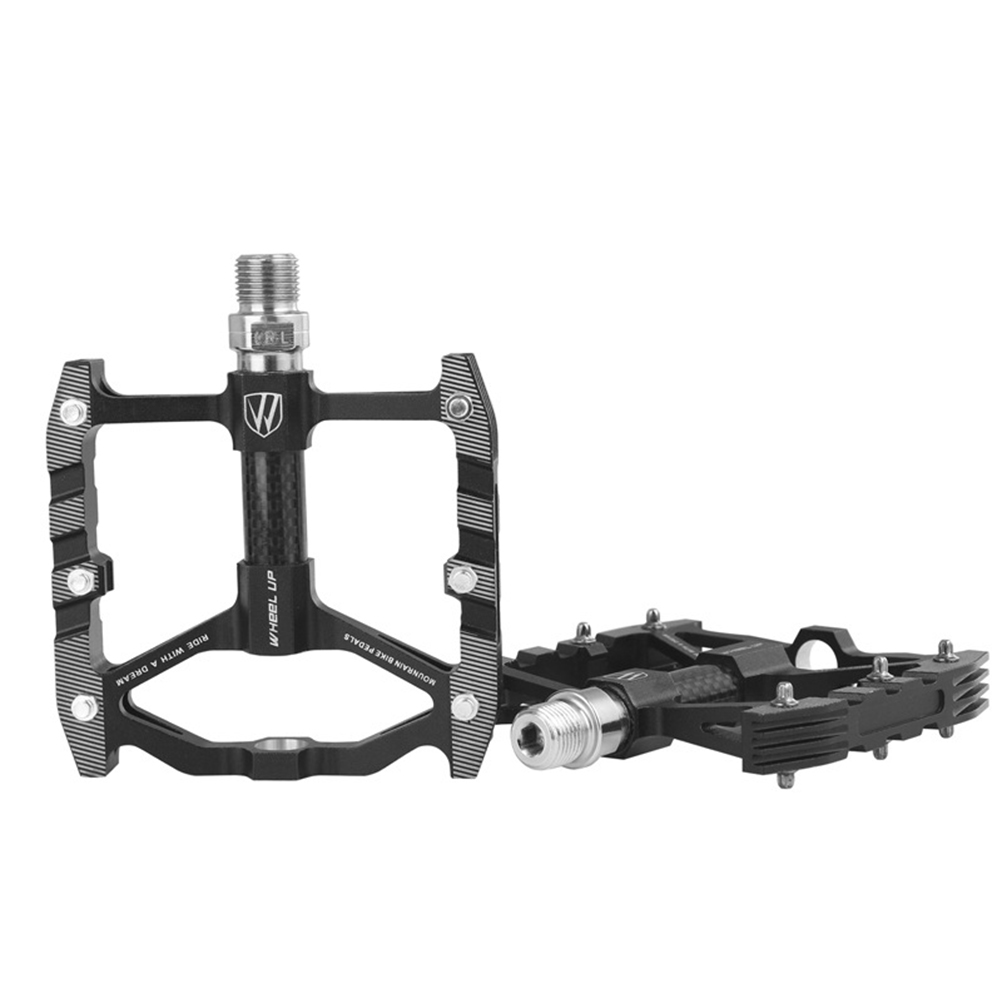 

WHEEL UP 1 Pair Mountain Bike Pedal Aluminum MTB Bicycle Anti Slip Pedals, 501 Original