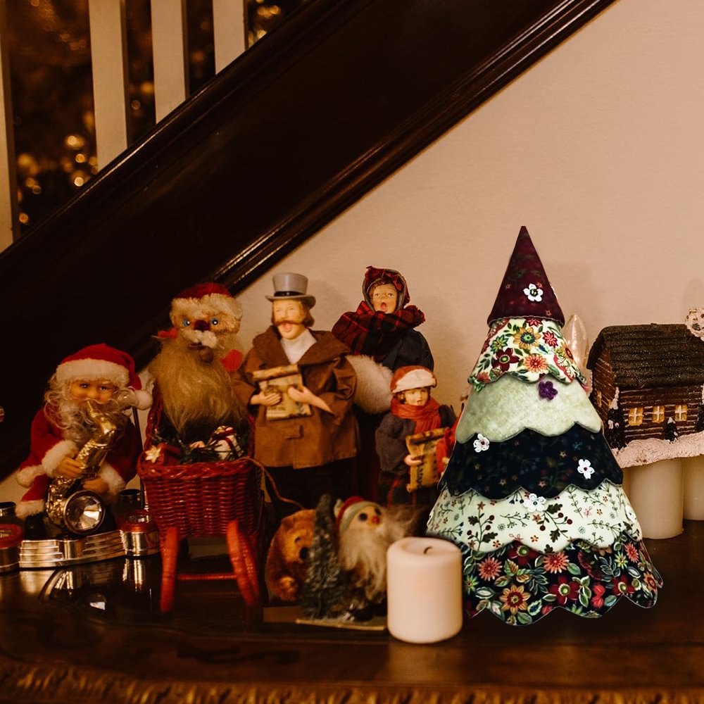 Handmade Christmas Tree Quilting Set (7PCS)