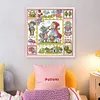 Red Riding Hood And Grandma Wolf-14CT Stamped Cross Stitch Egyptian Cotton 30*30cm/11.81*11.81in tapestrymarket