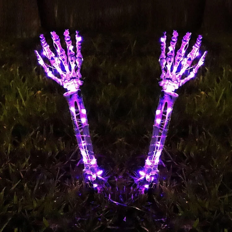 Glowing Halloween Ghost Hand Skeleton