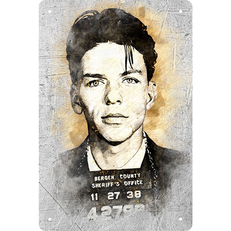 【20*30cm/30*40cm】Young Frank Sinatra - Vintage Tin Signs/Wooden Signs