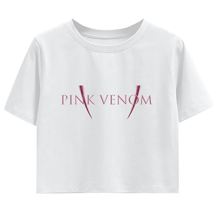 BLACKPINK PINK VENOM Cropped T-shirt
