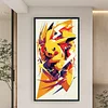Lightning Pikachu-11CT Stamped Cross Stitch 35*60cm/13.78*23.62in(Big Size)