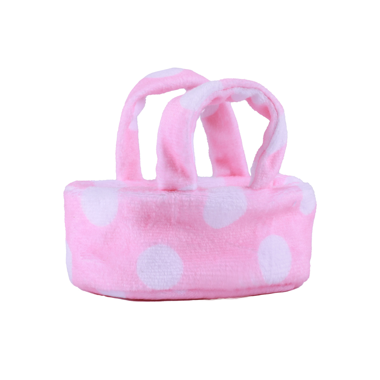 For 3' Reborn Mini Baby Doll Pink Basket Set Accessories Pink