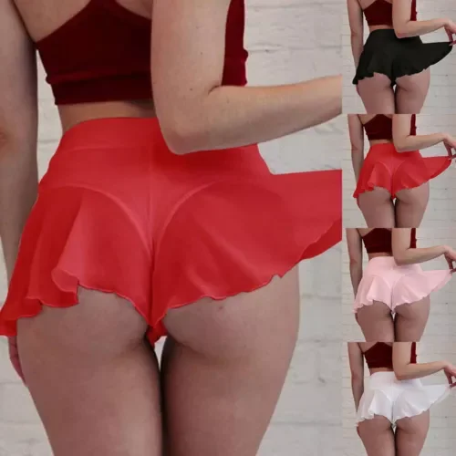 pornhint Pornhint Summer Women High Waist Short Underwear Babydoll Lingeries Sleepwear Skirts Robe New