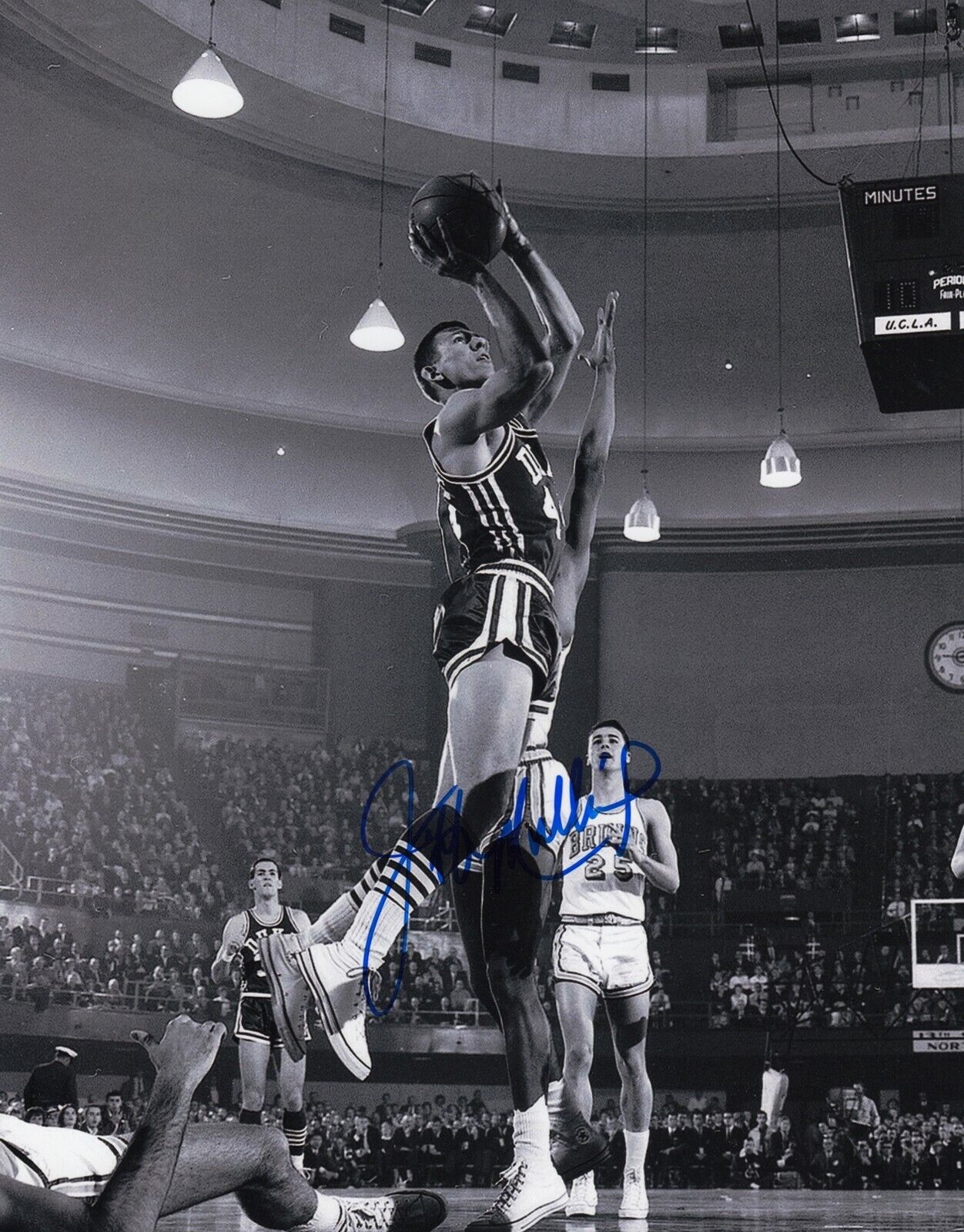 Jeff Mullins #5 Signed 8x10 w/ COA Duke Blue Devils 032419