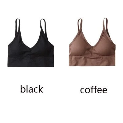 1/2 pcs Sexy Women Top Bras For Women Underwear Top Female Seamless Bra Backless Wirefree Push Up Bralette Brassiere Bra