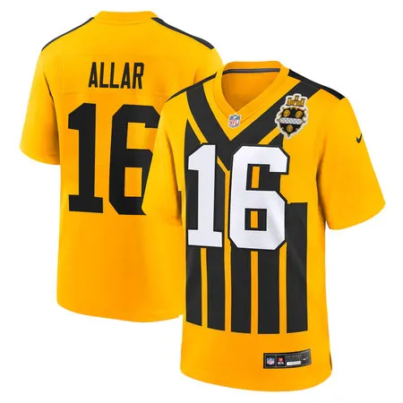 Youth Pittsburgh Steelers #16 Drew Allar Gold 2026 NFL Draft Game Jersey
