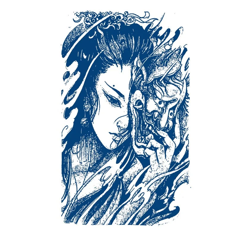 GHHF51-200 herbal juice tattoo stickers semi-permanent lasting men and women tattoo waterproof sweat plant juice tattoo stickers