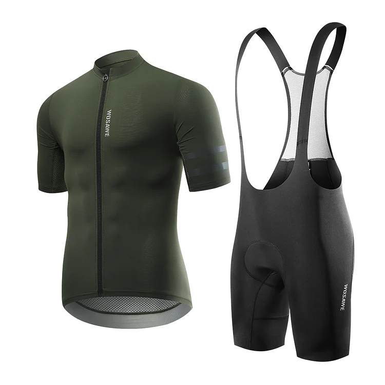 Men's Riding Cycling Jersey & Bib Shorts Kit