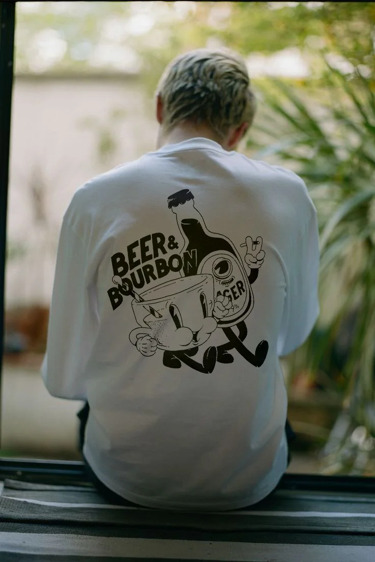 Beer＆Bourbon T-shirt