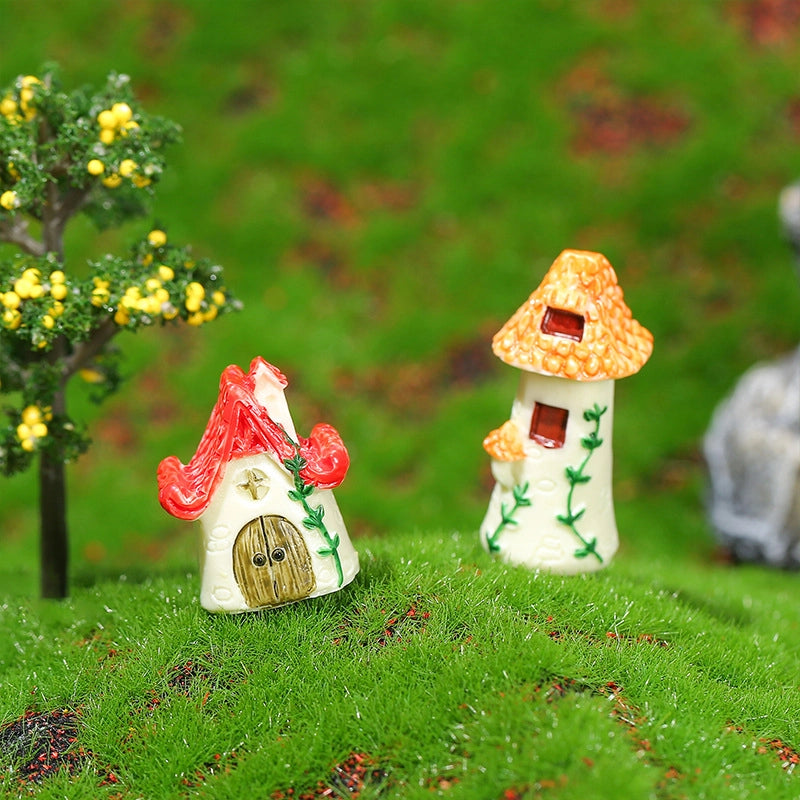 Cute Castle Resin Ornaments Artificial Decorations2