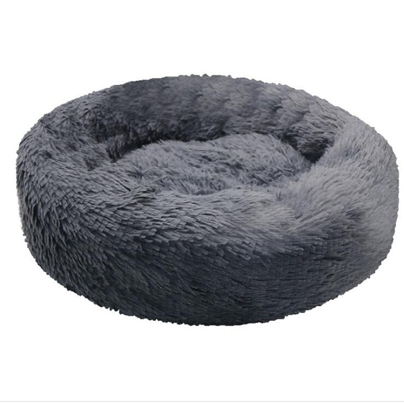 

Calming Dog Cat Bed Donut Plush Washable Round Comfortable Pet Bed, 501 Original