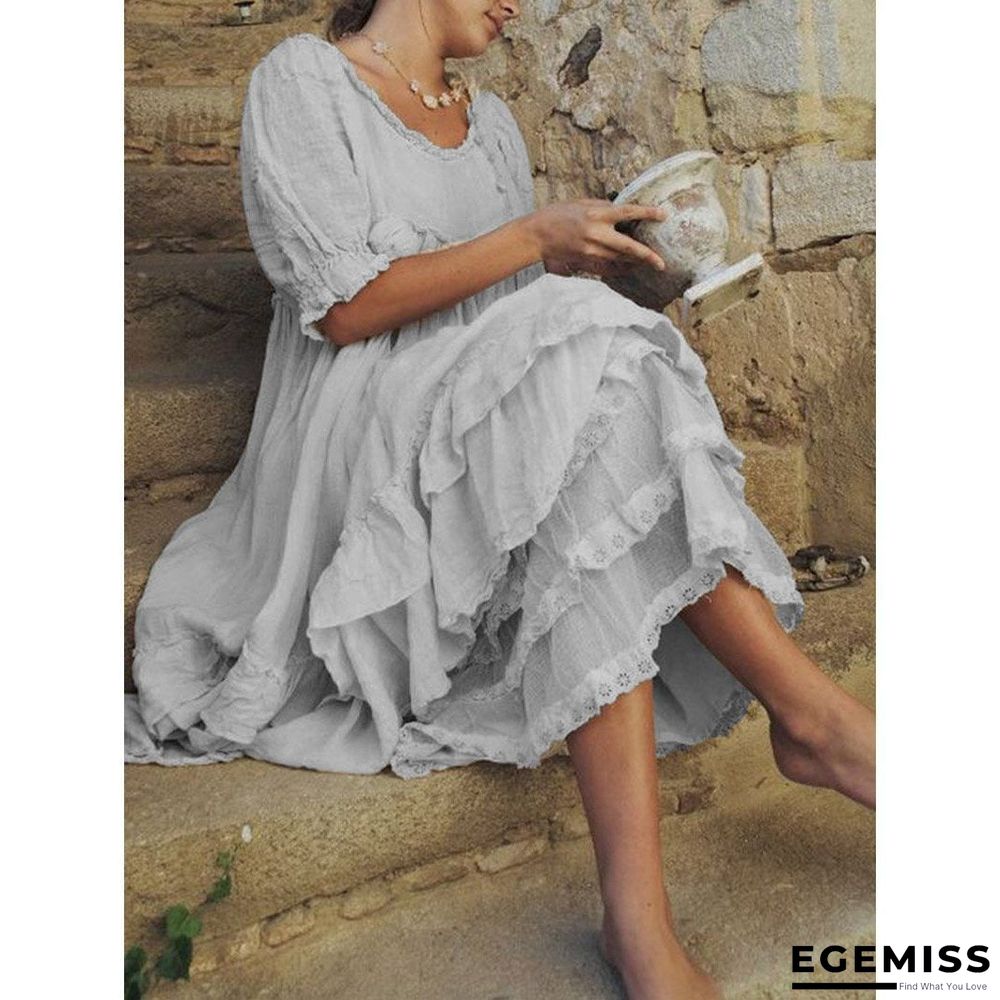 Women's Temperament Lace Maxi Dress | EGEMISS