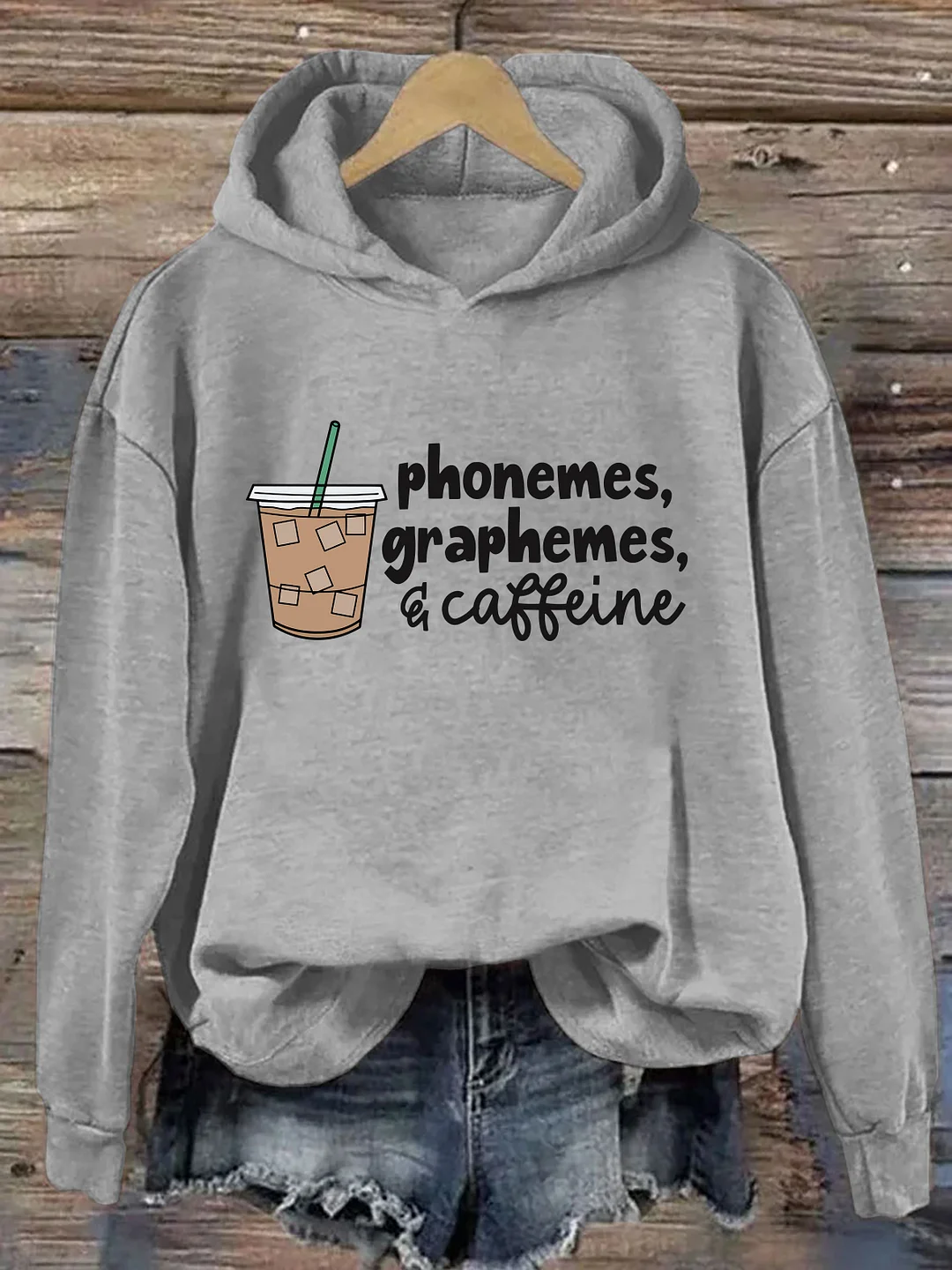 Phonemes Graphemes And Caffeine Hoodie