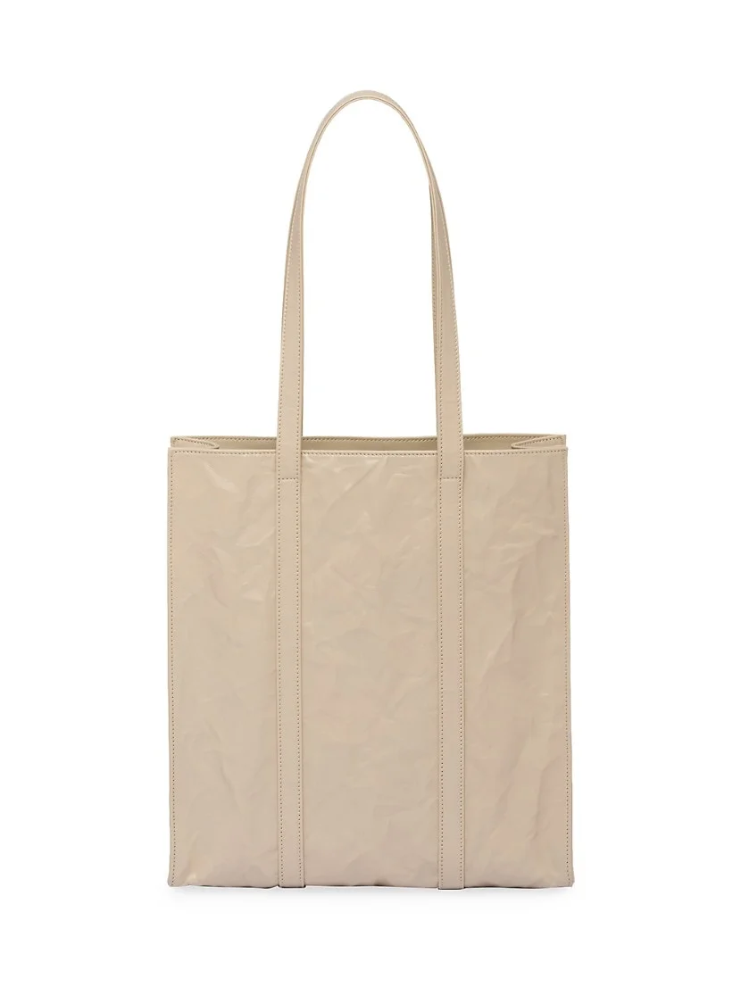 Prada Small Antique Nappa Leather Tote Bag