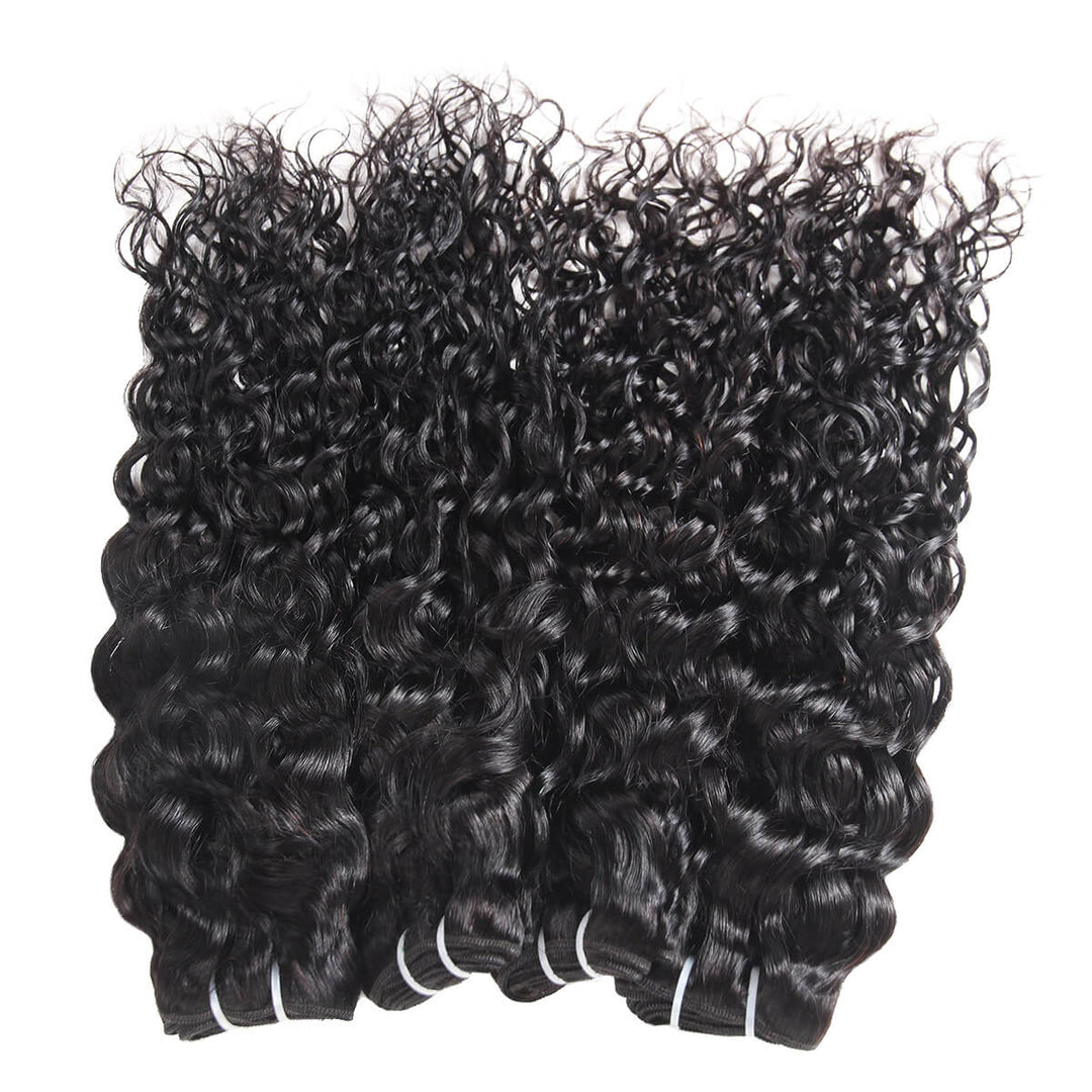4PCS Water Wave Top Raw Hair Bundles | 12–30 Inch |  Boruihair | 100% Human Hair
