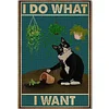 (Multi-Style) Black Cat-11CT Stamped Cross Stitch 40*60cm/15.75*23.62in (Big Size)