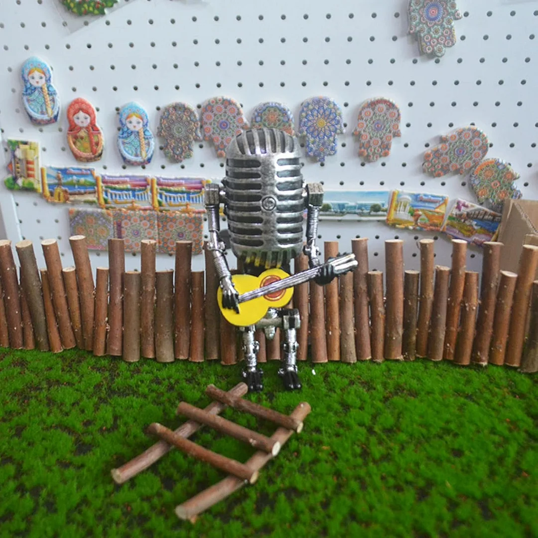 🔥A Good Choice For Christmas Gifts-🎙️🎙️Metal Microphone Lamp