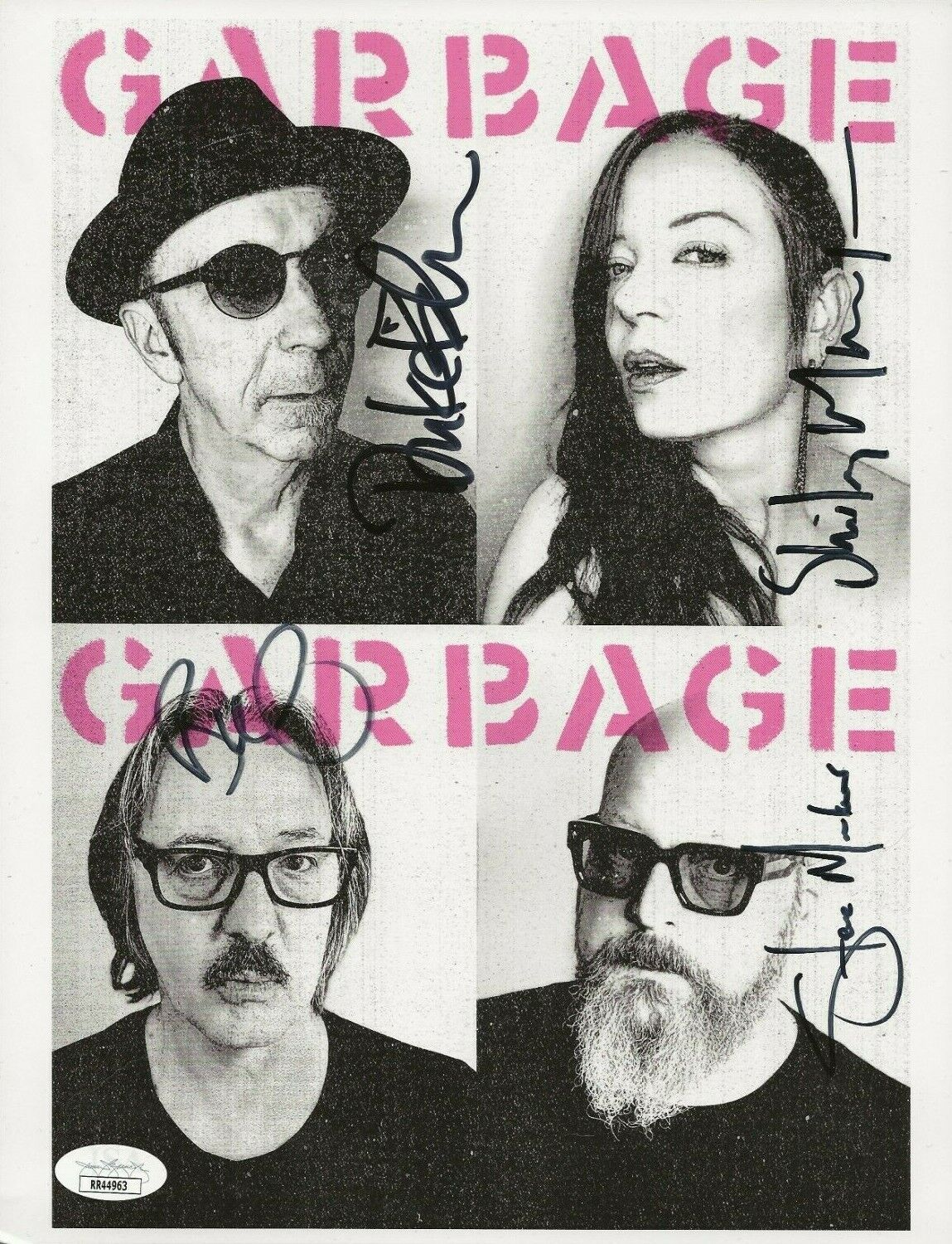 Garbage REAL hand SIGNED 8.5x11 Promo Photo Poster painting JSA COA Autographed Shirley Manson +