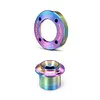 Titanium Alloy Crank Bolt Locking Screw W/ Bike Crank Arm Cap Fixing Crank Screw