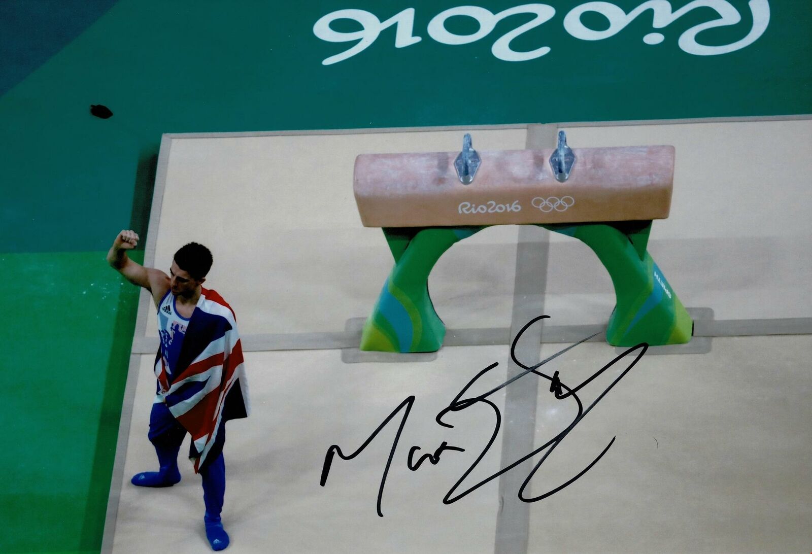 Max Whitlock Signed 12X8 Photo Poster painting Rio 2016 Tokyo 2020 Genuine Signature AFTAL COA F