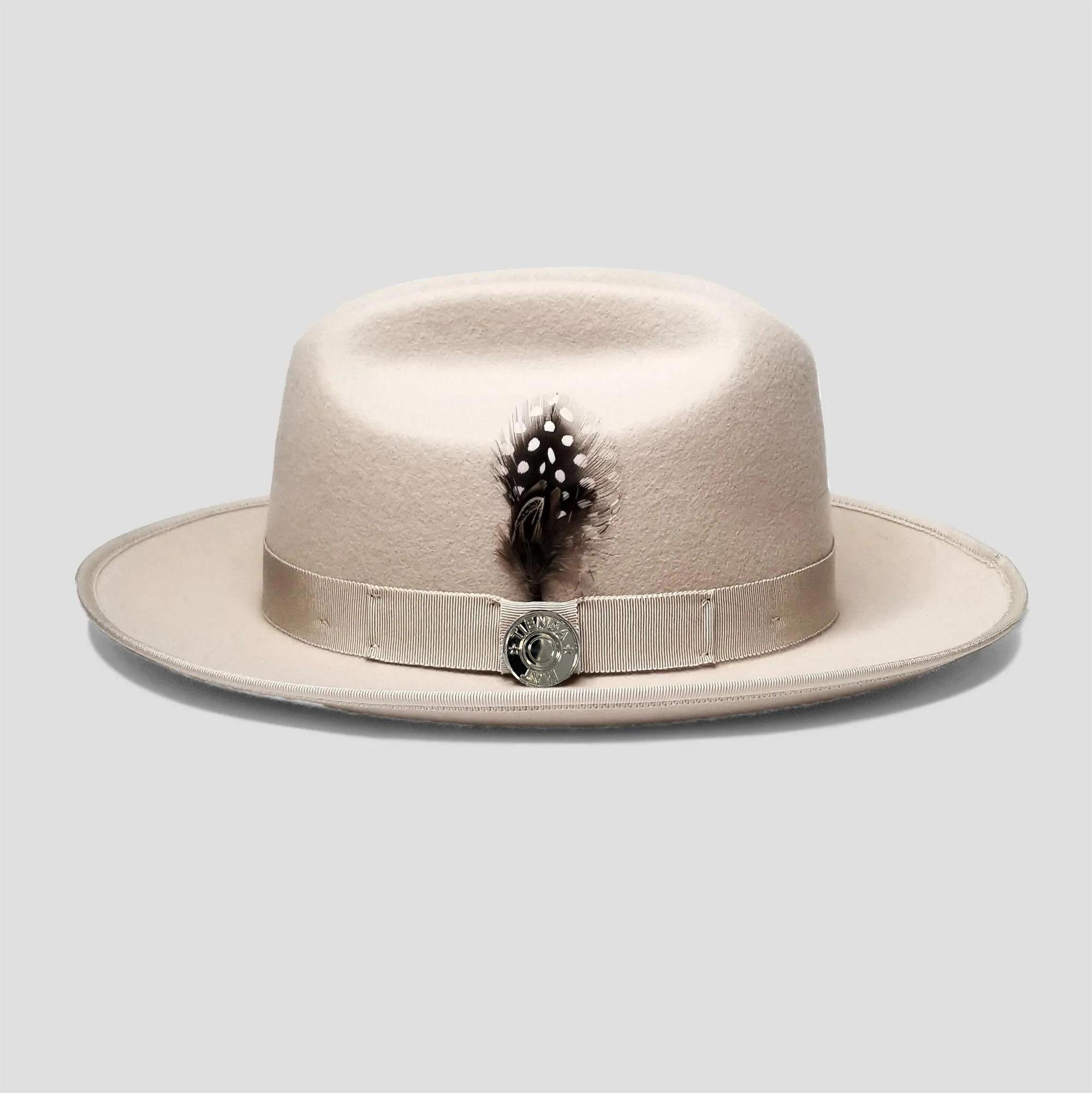 HatsMaker Ranch Fedora - Tusk[Fast shipping and box packing]