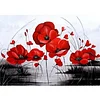 Poppy - 11CT Stamped Cross Stitch - 40*30cm