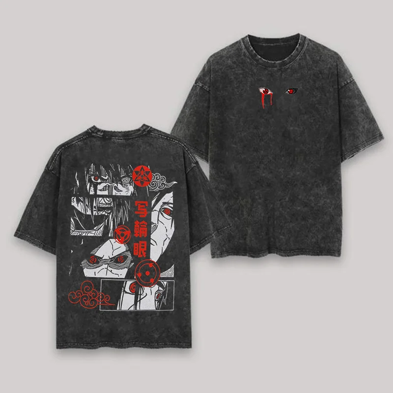Naruto Printed Unisex Washed T-Shirt