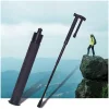 Self-Defense Trekking Pole Multi-Function Telescopic Walking Stick Safety Double Lock Trekking Pole Car Window Breaker Hiking Travel
