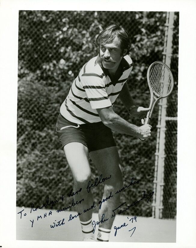 Australian Tennis Star JOHN NEWCOMBE Signed Photo Poster painting