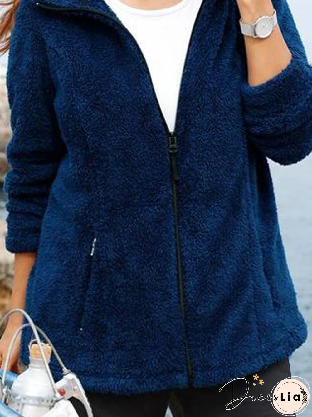 Casual Polar Fleece Teddy Jacket