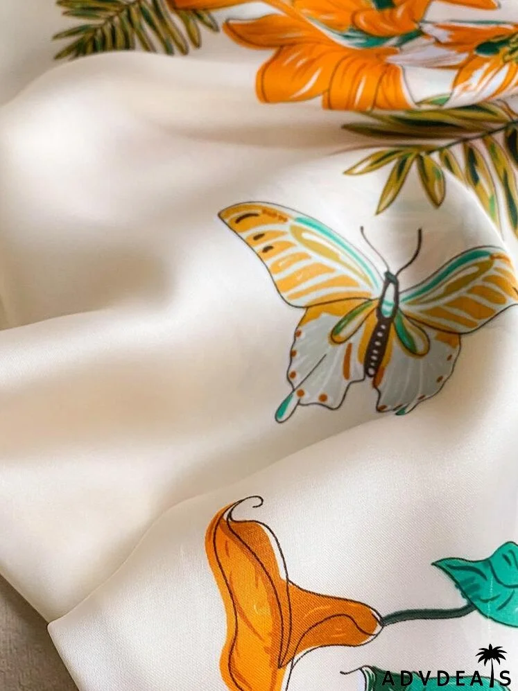 Floral Print Bandana