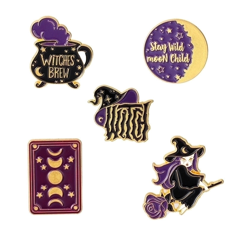 Fashion Pin Cartoon Character Letter Alloy Stoving Varnish Unisex Brooches