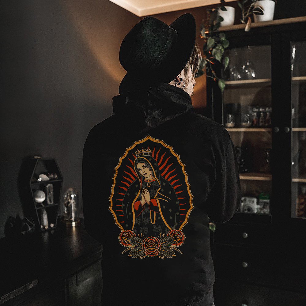 Blessed You Printed Men's Casual Hoodie