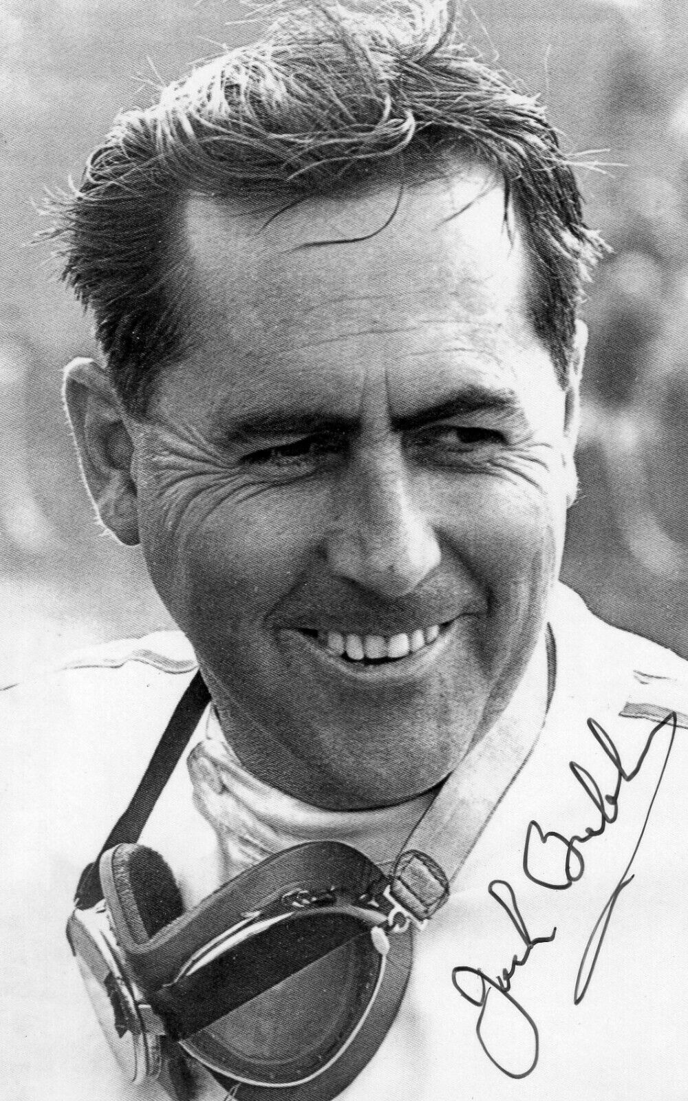 JACK BRABHAM AUTOGRAPH, MOTOR SPORT, F1