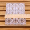 12 grilles bouteilles strass perles boîte de rangement Nail Art Bijoux Conteneur