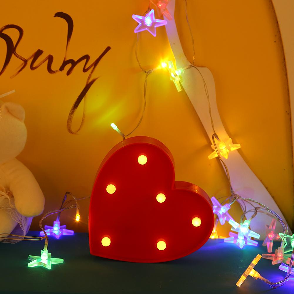 

Love Heart LED Marquee Romantic-3D Night Light, Pink, 501 Original