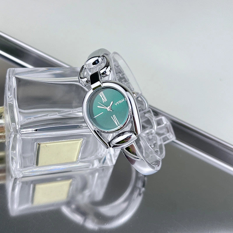 Casual Minimalist Geometric Jewelry Buckle Quartz Women’s Watches
