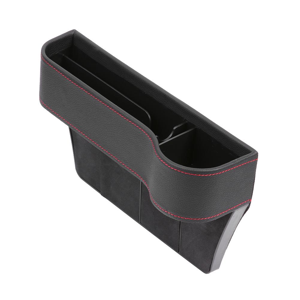 

Car Seat Crevice Storage Box Cup Drink Holder Passenger Seat Gap Organize, Black, 501 Original