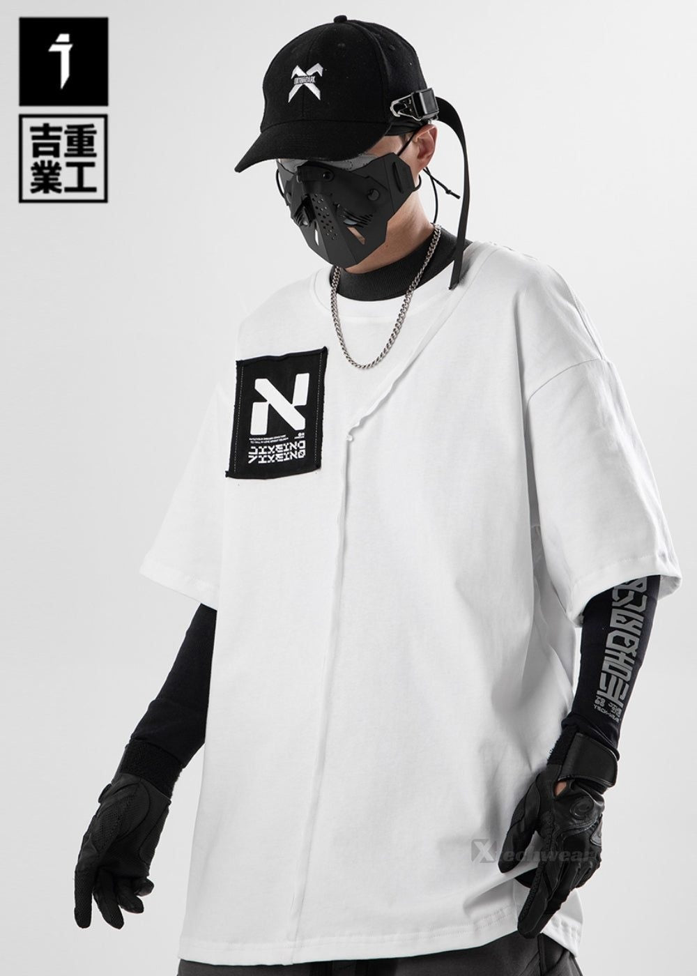 Stickers Tees JIYE HEAVY INDUSTRY techwear-x