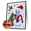 Diamond Painting-DIY Full Round Drill Christmas Snowman