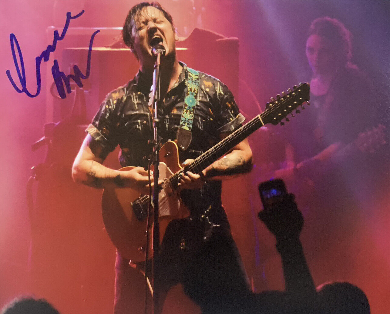 ISAAC BROCK HAND SIGNED 8x10 Photo Poster painting MODEST MOUSE SINGER AUTOGRAPH AUTHENTIC COA