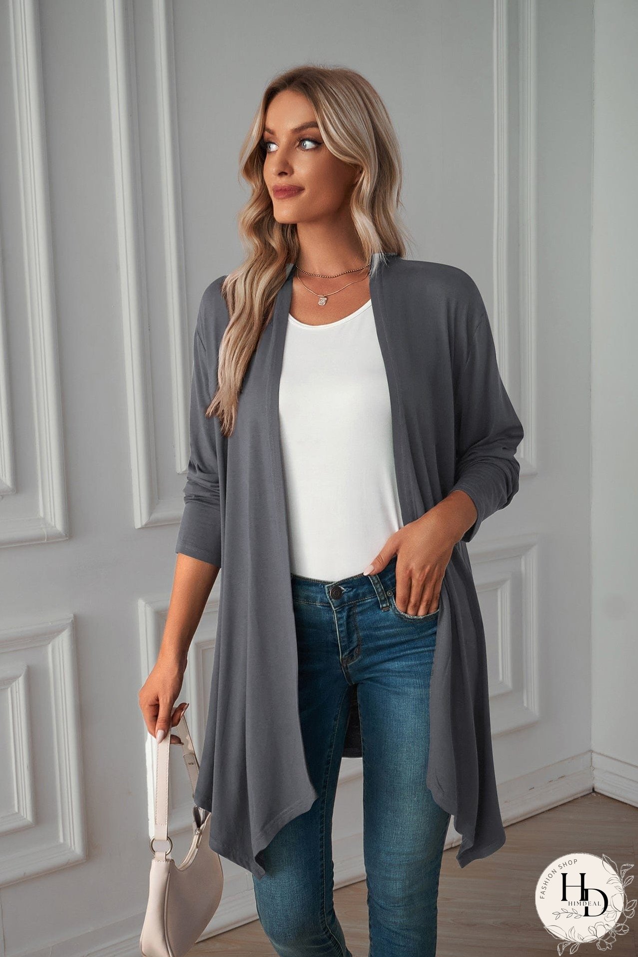 Warm Plaid Shirt Jacket for Fall