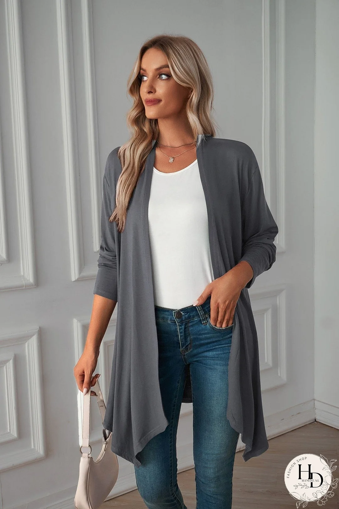 Warm Plaid Shirt Jacket for Fall