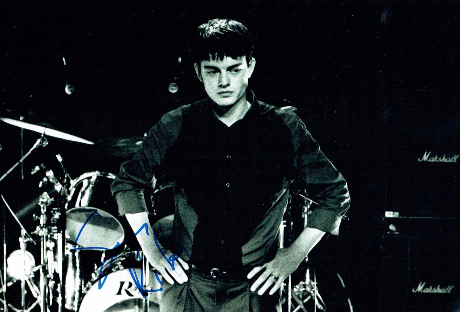 Sam RILEY SIGNED 12x8 Photo Poster painting AFTAL Autograph COA Ian CURTIS Control Film Actor